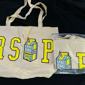 RSVP Lyrical Lemonade Tote Bags